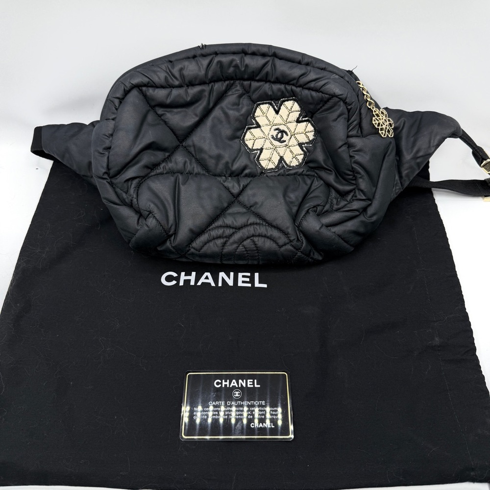 2019 Chanel Coco Neige Soft Crossbody Fanny Pack Messenger Waist CC Logo Bumbag